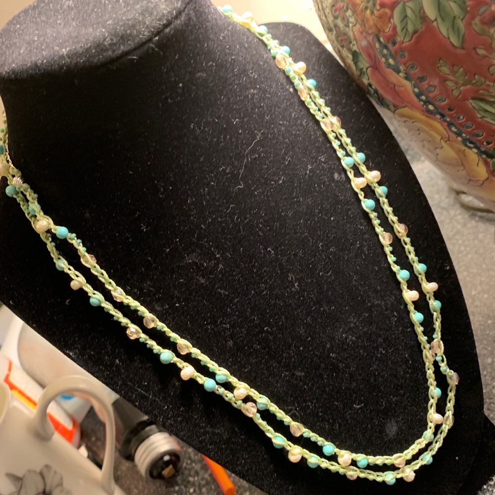 Boho Handmade Wrap/Necklace - Picture 5 of 6
